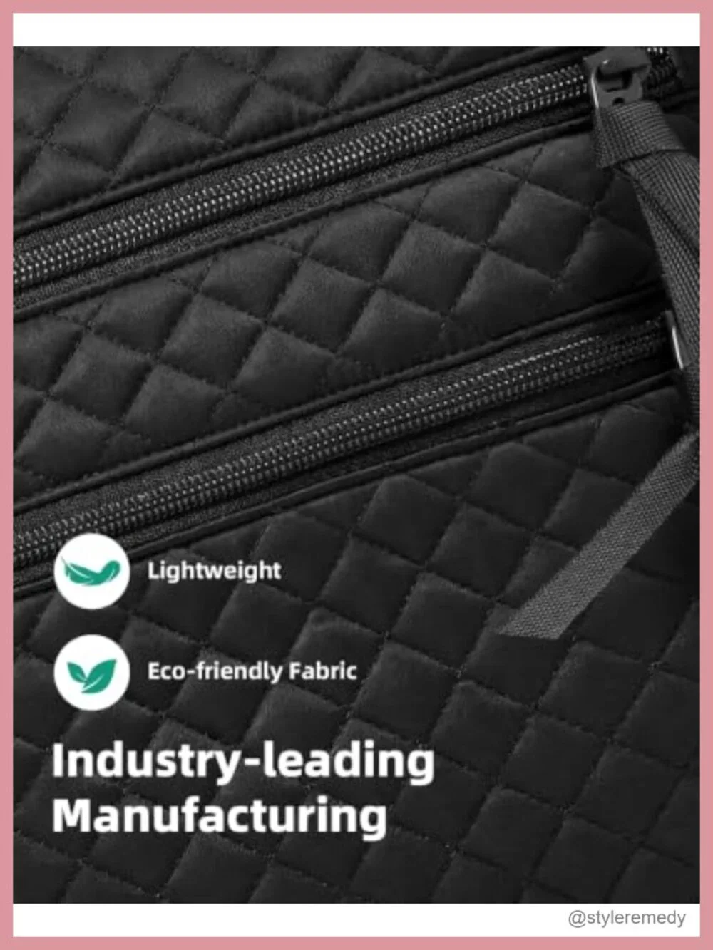 Quilted Crossbody Bag for Women, Small Sling Purse, Travel Wallet with